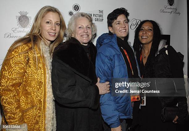 Jen Gaiten, Rebecca Cleary, Stacy and Raye Dowell during 2007 Sundance Film Festival - "Hounddog" After Party at Marquee in Park City, Utah, United...