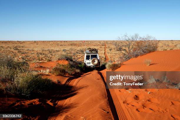 simpson wüste, australien. - outback queensland stock-fotos und bilder