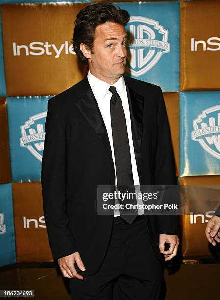 Matthew Perry during In Style & Warner Bros. Studios Host 8th Annual Golden Globe Party - Arrivals at Oasis Court - Beverly Hilton Hotel in Beverly...