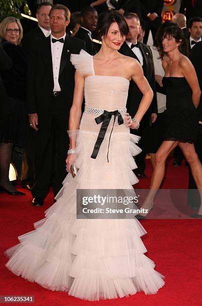 Cameron Diaz during 64th Annual Golden Globe Awards - Arrivals at Beverly Hilton in Beverly Hills, CA, United States.