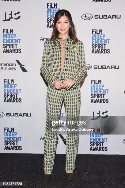 Actor Gemma Chan attends the 2019 Film Independent Spirit Awards Nomination Press Conference at W Hollywood on November 16, 2018 in Hollywood,...