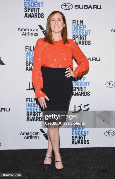 Actor Molly Shannon attends the 2019 Film Independent Spirit Awards Nomination Press Conference at W Hollywood on November 16, 2018 in Hollywood,...
