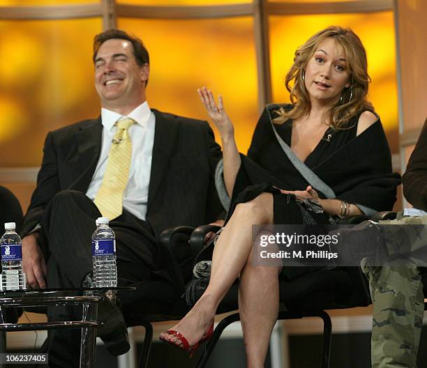 Patrick Warburton and Megyn Price of "Rules of Engagement"