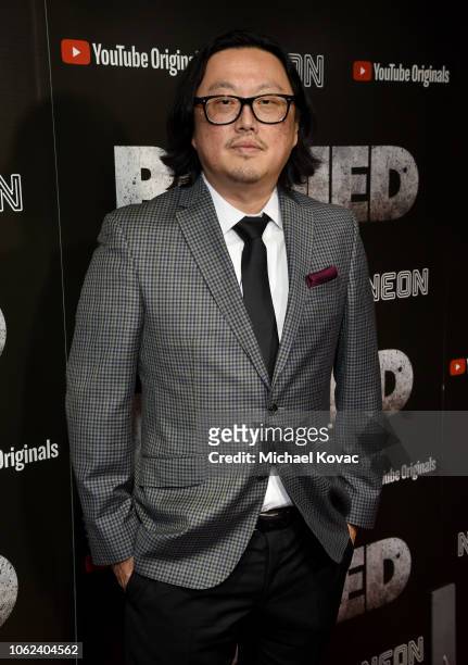 Director Joseph Kahn attends the Los Angeles Premiere For YouTube Premium And Neon's Bodied on November 01, 2018 in Hollywood, California.