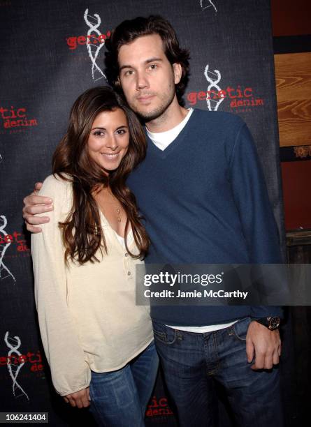 Jamie-Lynn Sigler and Scott Sartiano during 2007 Park City - Genetic Jeans Party at Marquee at Marquee at Harry O's in Park City, Utah, United States.