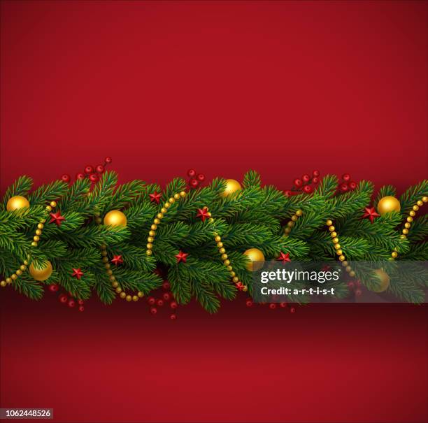 christmas background with fir tree - finland winter stock illustrations