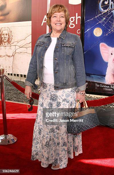 Kathy Bates during "Charlotte's Web" Los Angeles Premiere - Arrivals at ArcLight Theatre in Hollywood, California, United States.