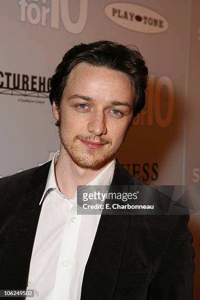 James McAvoy during Picturehouse and Guess Present the Los Angeles Premiere of "Starter for 10" at Arclight Theatres in Los Angeles, California,...