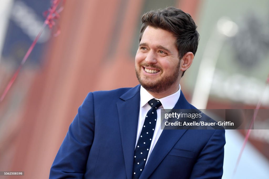 Michael Buble Honored With Star On The Hollywood Walk Of Fame