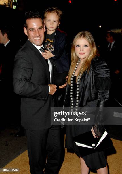 Adrian Pasdar, wife Natalie Maines and son Jackson Slade Pasdar