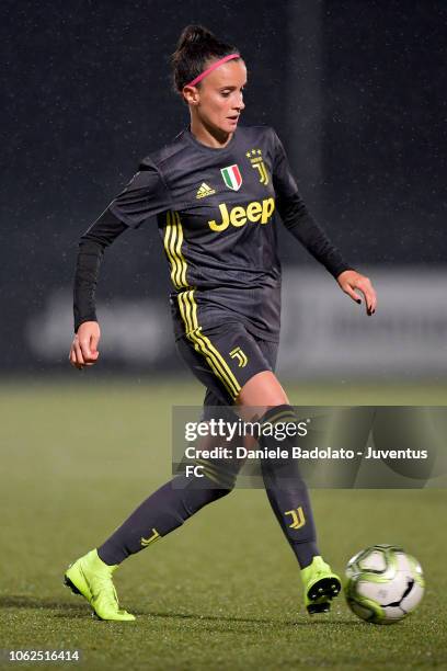 Juventus player Barbara Bonansea during the match between Juventus Women and ASD Orobica on October 31, 2018 in Vinovo, Italy.