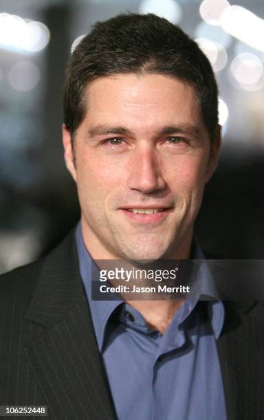 Matthew Fox during "We Are Marshall" Los Angeles Premiere - Arrivals at Grauman's Chinese Theater in Hollywood, California, United States.