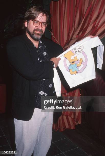 Matt Groening during Dan Castellaneta and Deb Castellaneta Party at Club Lux - April 3, 1992 at Club Lux in Santa Monica, California, United States.