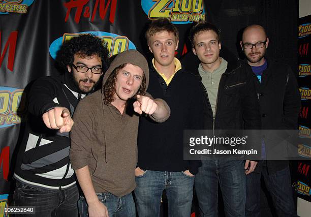 Cartel during Z100's Jingle Ball 2006 - Press Room at Madison Square Garden in New York City, New York, United States.