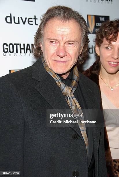 Harvey Keitel and Guest during The Creative Coalition Gala Hosted by Gotham Magazine - December 18, 2006 in New York City, New York, United States.