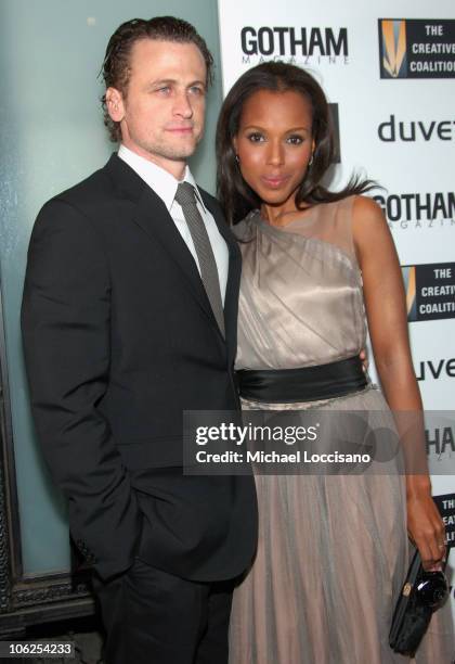 David Moscow and Kerry Washington during The Creative Coalition Gala Hosted by Gotham Magazine - December 18, 2006 in New York City, New York, United...