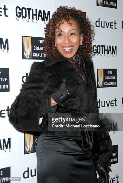 Tamara Tunie during The Creative Coalition Gala Hosted by Gotham Magazine - December 18, 2006 in New York City, New York, United States.