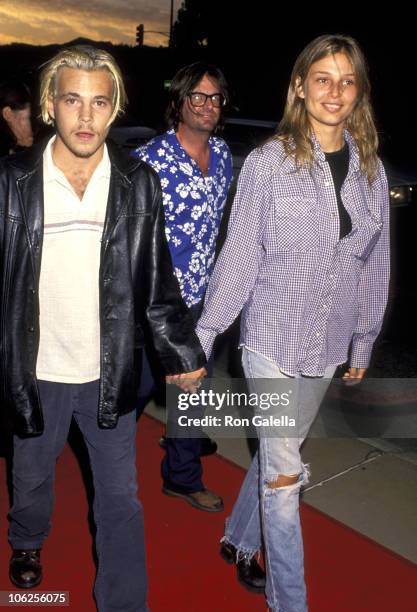 Stephen Dorff and Bridget Hall during Premiere of "The Adventures of Priscilla, Queen of the Desert" - August 9, 1994 at Pacific's Cinerama Dome in...