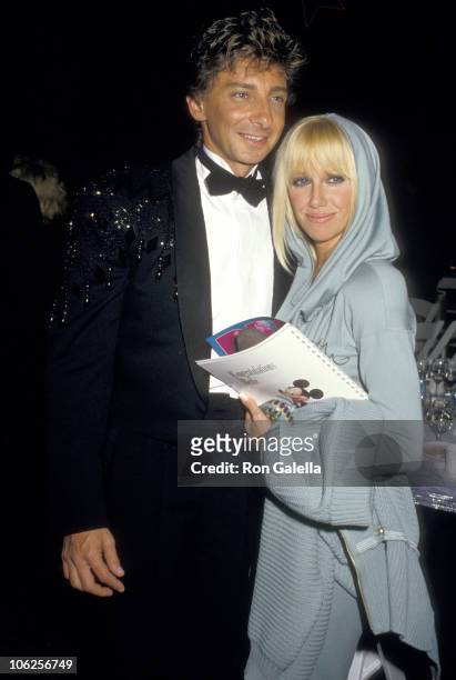 Barry Manilow and Suzanne Somers during 2nd Annual American Cinematheque Awards Honors Bette Midler at Hollywood Palladium in Hollywood, California,...