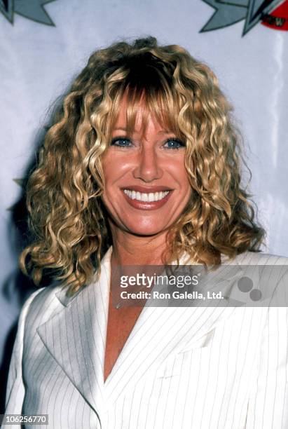Suzanne Somers during Donation of "Signature" Baby Doll Nighty From "Three's Company" at Fashion Cafe in New York City, New York, United States.