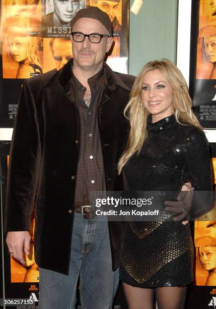 Nick Cassavetes and his wife during "Alpha Dog" Los Angeles Premiere - Arrivals at ArcLight Cinemas in Hollywood, California, United States.