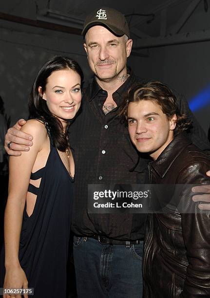 Olivia Wilde, Nick Cassavetes, director, and Emile Hirsch