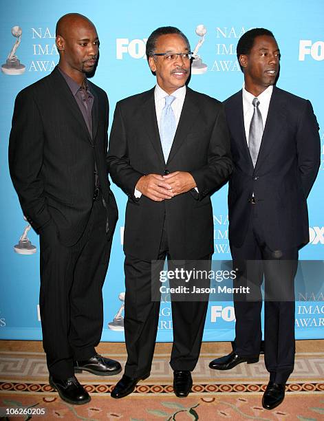 Woodside, Bruce S. Gordon, President and CEO of the NAACP and Isaiah Washington