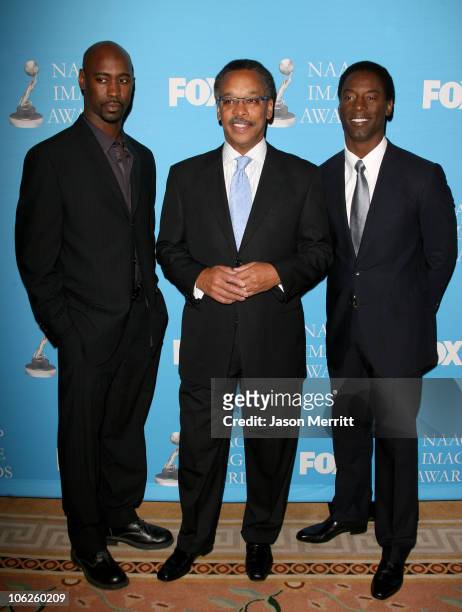 Woodside, Bruce S. Gordon, President and CEO of the NAACP and Isaiah Washington