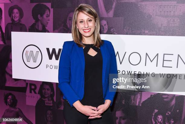 Katie Hill attends TheWrap's Power Women Summit-Day 2 at InterContinental Los Angeles Downtown on November 01, 2018 in Los Angeles, California.