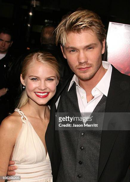 Chad Michael Murray and fiancee Kenzie Dalton during "Home of The Brave" Los Angeles Premiere at Academy of Motion Pictures Arts & Sciences in...