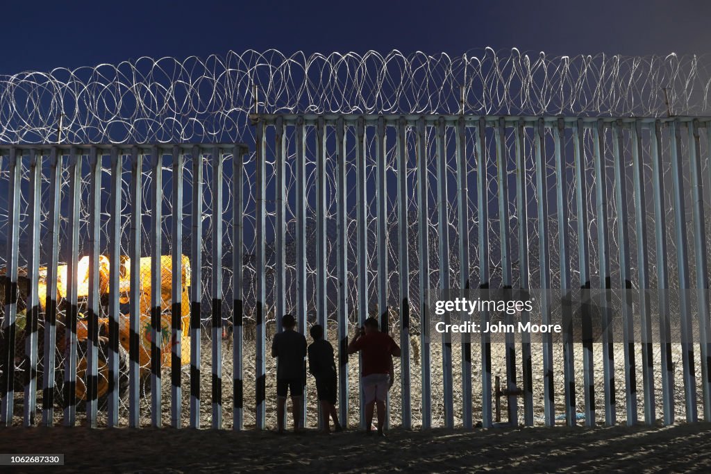 U.S. Fortifies Border Ahead Of Migrant Caravan