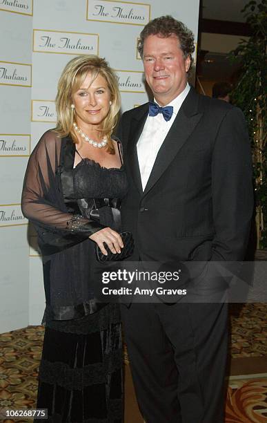 Kathy and Rick Hilton during Debbie Reynolds and Ruta Lee Host The Thalians 50th Anniversary at The Hyatt Regency Century Plaza Hotel in Century...