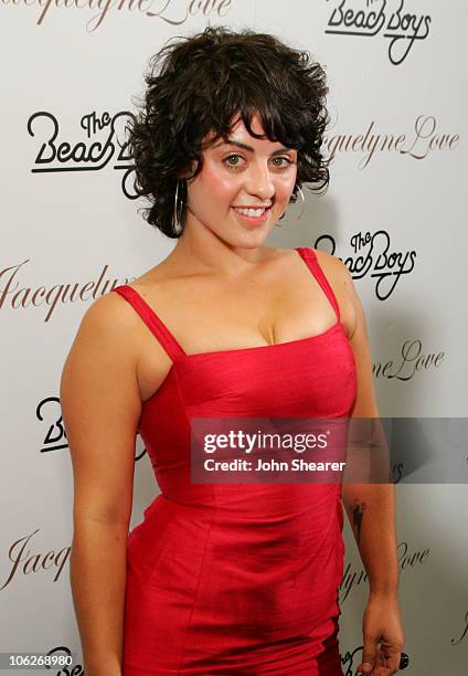 Jess Zaino during "Fashion for Passion" Featuring the Beach Boys - Arrivals at The Cabana Club in Hollywood, California, United States.