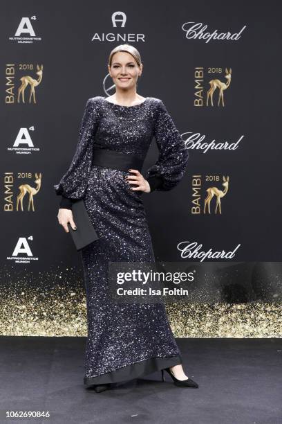 German comedian Martina Hill attends the 70th Bambi Awards at Stage Theater on November 16, 2018 in Berlin, Germany.