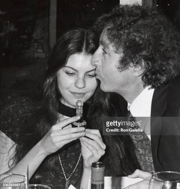 Wilder's daughter and Gene Wilder during "Silver Streak" Premiere Party - December 7, 1976 at Tavern on the Green in New York City, New York, United...