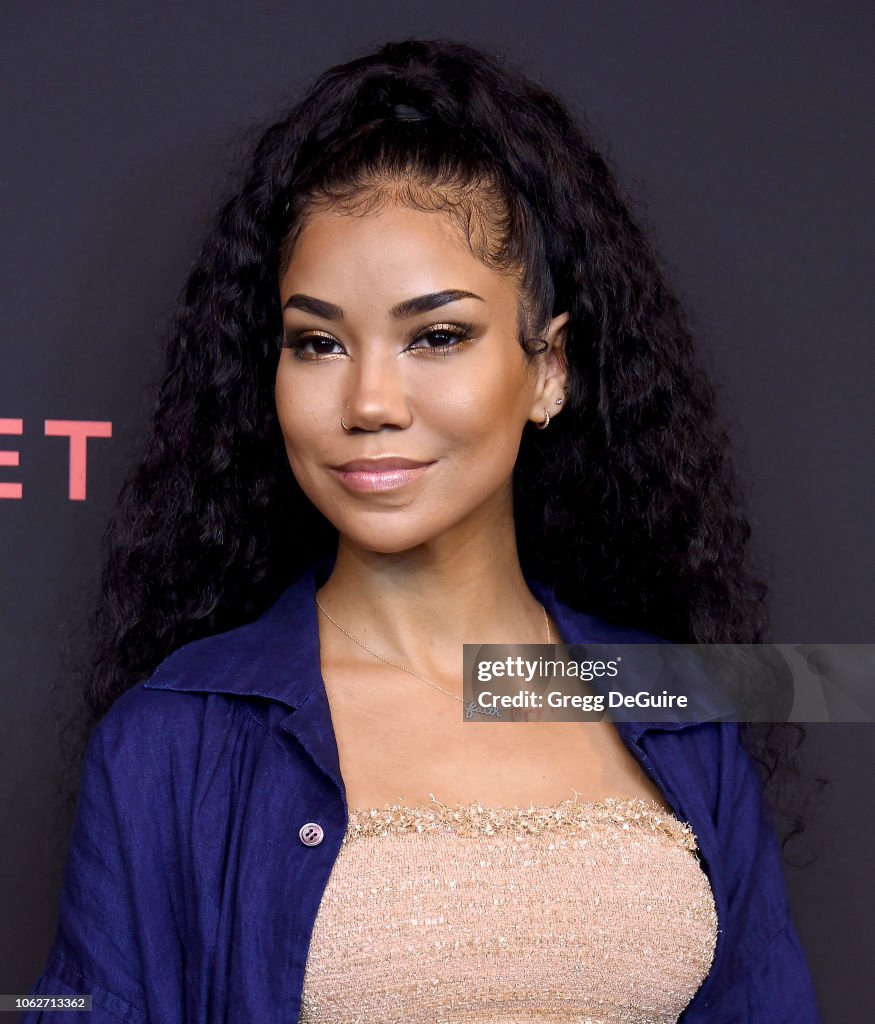 Jhene Aiko arrives at Spotify's 2nd Annual Secret Genius Awards at