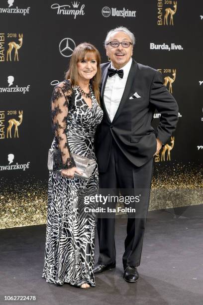 German actor Wolfgang Stumph and his wife Christine Stumph attend the 70th Bambi Awards at Stage Theater on November 16, 2018 in Berlin, Germany.