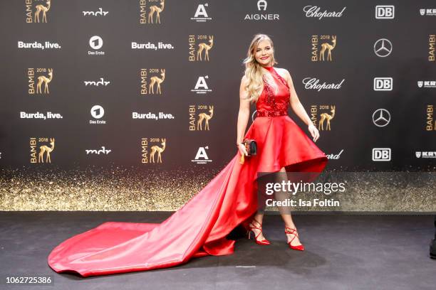 Influencer Dagi Bee attends the 70th Bambi Awards at Stage Theater on November 16, 2018 in Berlin, Germany.