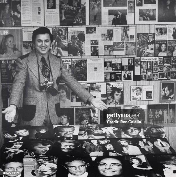 Ron Galella during Ron Galella Showing His Photographs at his Westchester Home - January 15, 1976 at Galella's Westchester, NY Home in Westchester,...