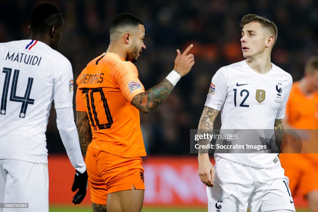 Holland  v France  -UEFA Nations league