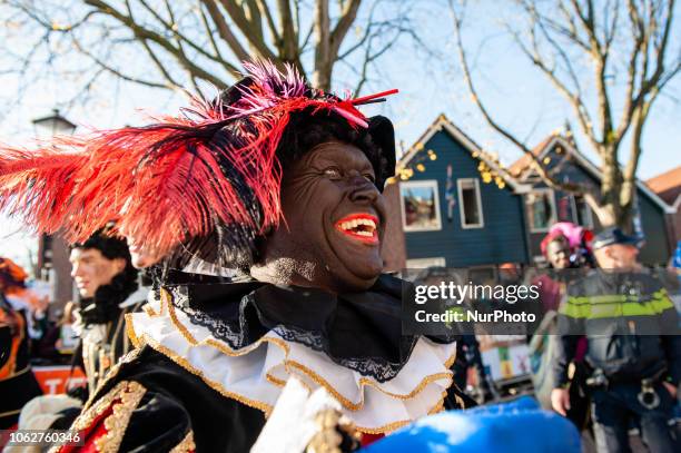 November 17th, Zaanstad. Like each year the first Saturday after 11 November, the red-and-white-clad Sinterklaas arrives by steamboat to great...