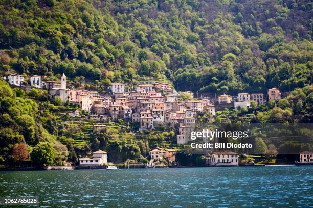 cernobbio village - cernobbio stock pictures, royalty-free photos & images