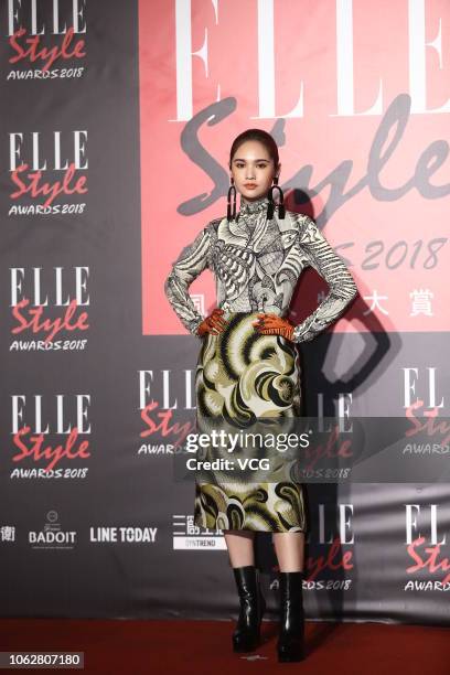 Singer/actress Rainie Yang attends 2018 Elle Style Awards Ceremony on November 2, 2018 in Taipei, Taiwan of China.
