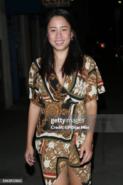 Joanne Chew is seen on November 16, 2018 in Los Angeles, CA.