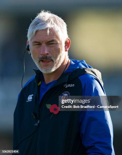 Bath Rugby's Head Coach Todd Blackadder during the Gallagher Premiership Rugby match between Bath Rugby and Worcester Warriors at Recreation Ground...