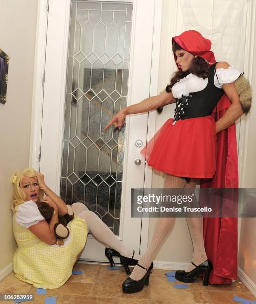 Actor/singer Josh Strickland and Actor/singer Todd DuVail attend a Halloween party on October 27, 2010 in Las Vegas, Nevada.