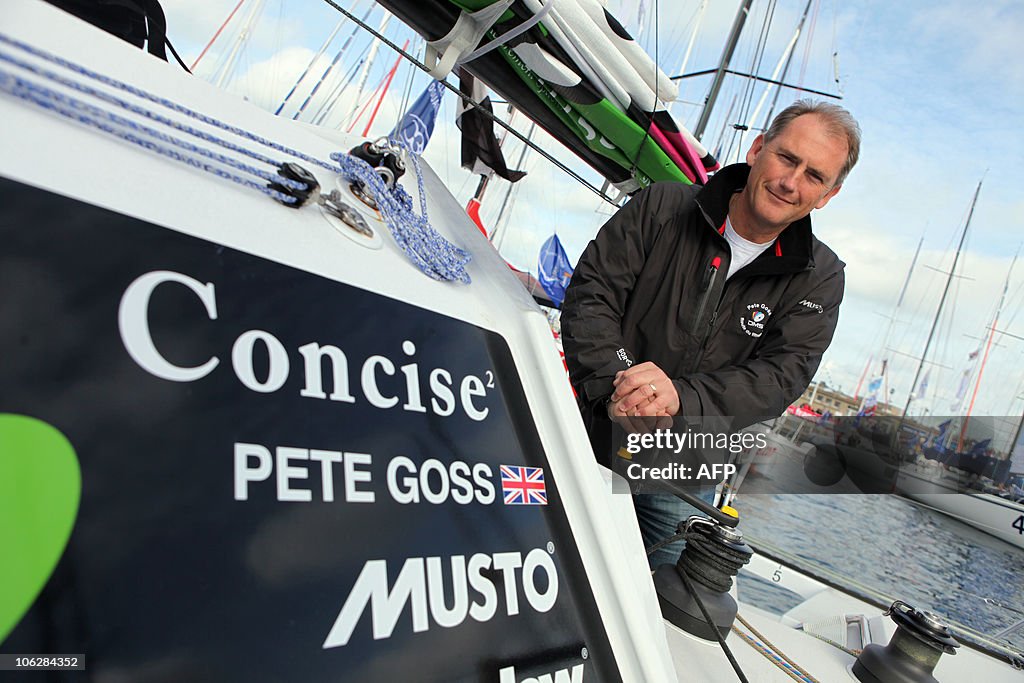 English skipper of the monohull "DMS" Pe