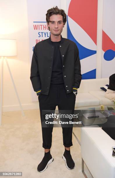 Jack Brett Anderson poses in the Lacoste VIP Lounge during Semi-Final Day of the 2018 Nitto ATP World Tour Tennis Finals at The O2 Arena on November...