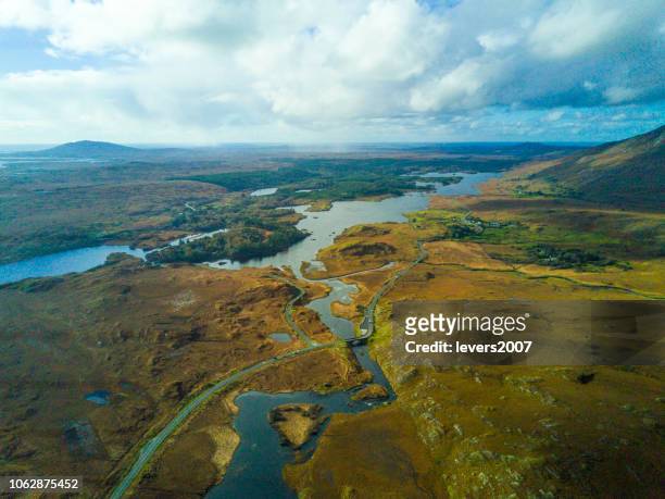connemara national park, connemara, co. galway, wild atlantic way, ireland. - galway stock pictures, royalty-free photos & images