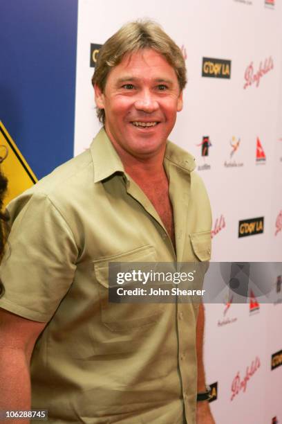 Steve Irwin during G'Day LA: Australia Week 2006 - Penfolds Icon Gala Dinner - Red Carpet in Los Angeles, California, United States.